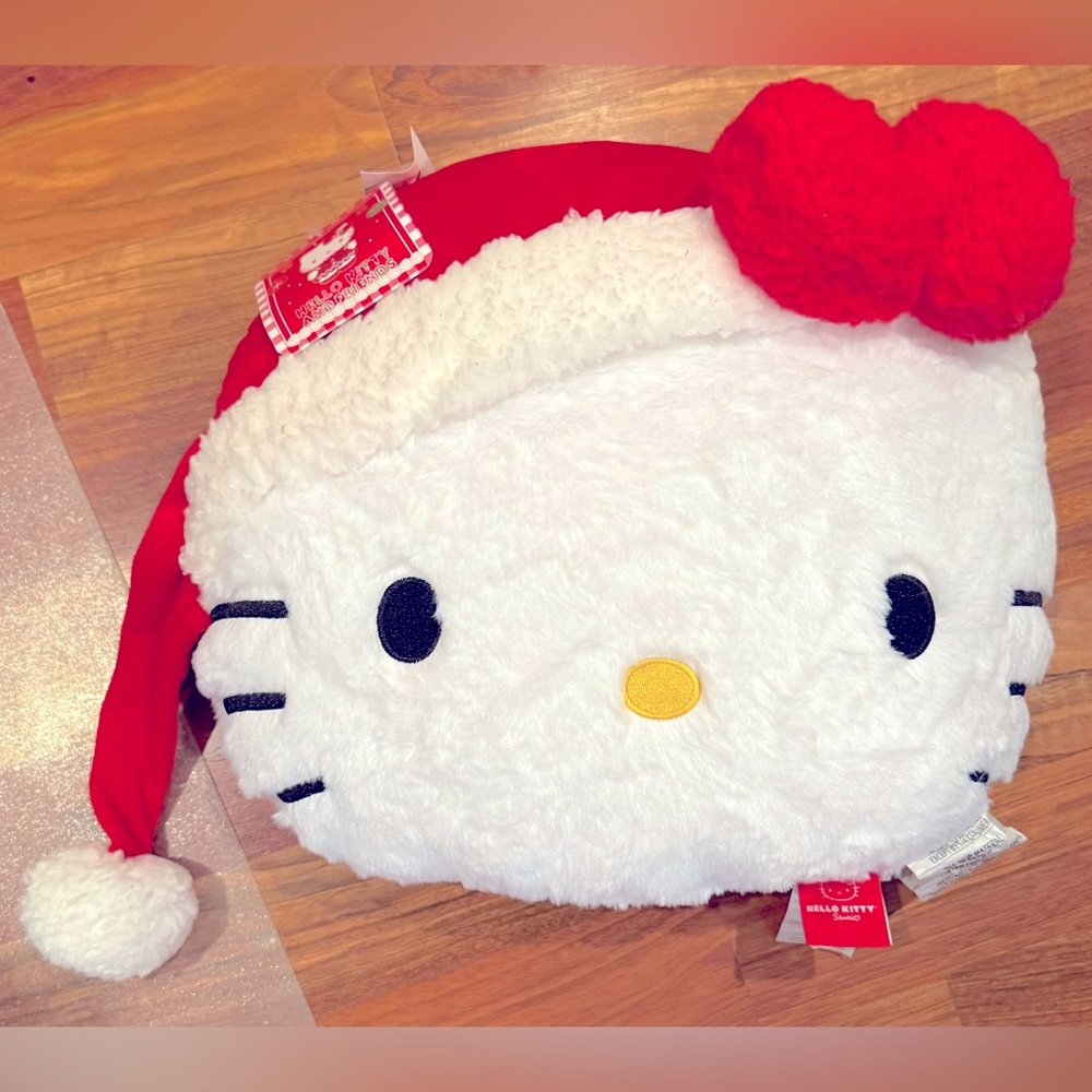 Hello Kitty Christmas Santa Pillow🎀❄️🎄